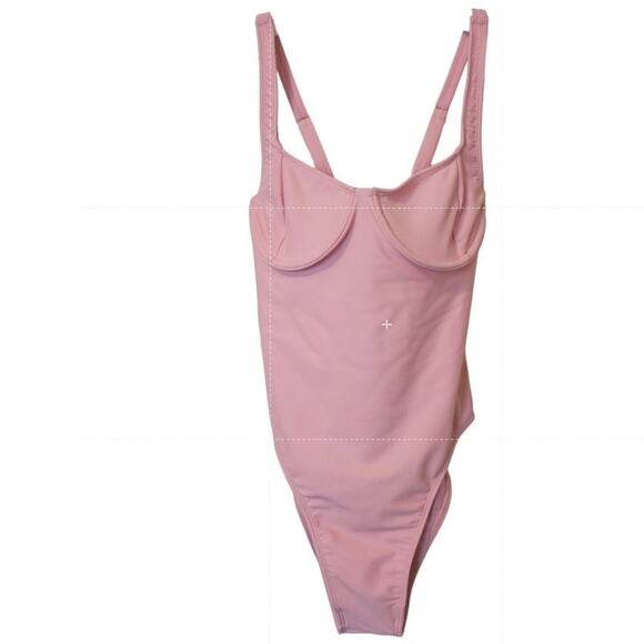 New Free People x Seea Ginger One Piece Swimsuit $145 X-Small Pink Underwire - Picture 4 of 6